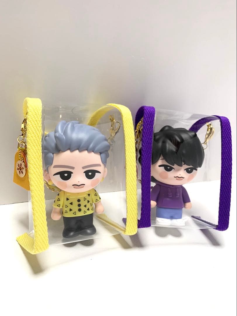 イルカ＠プロフご一読お願いします！　すのチルソフビポーチ紫　黄色　2体用紫