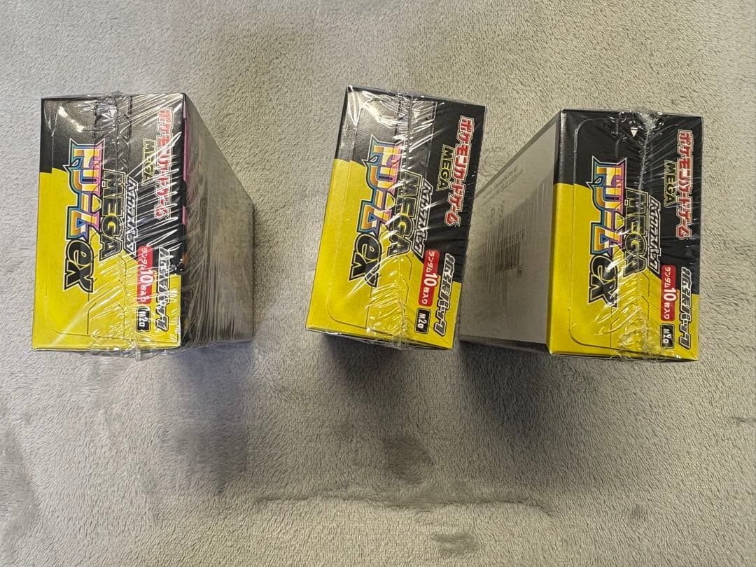 【シュリンク付き】ポケモンカードゲーム メガドリーム3box 未開封品