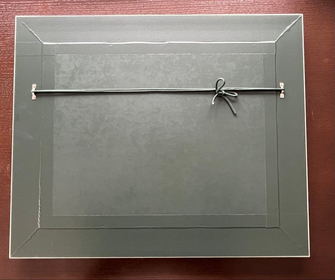 モネ　睡蓮(1908) 複製ポスター　額付　メディウム加工