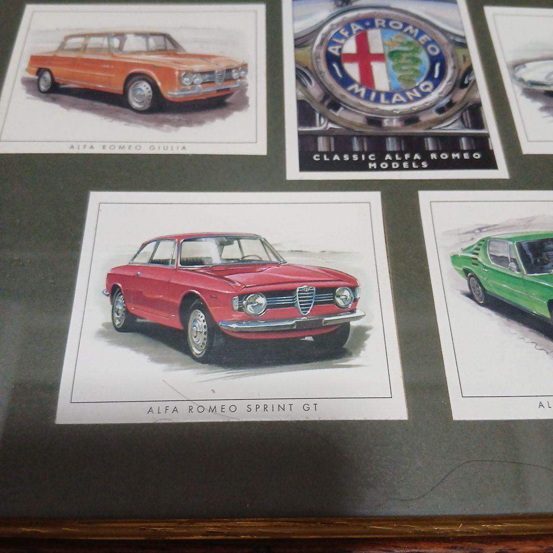Alfa Romeo イラスト　額縁