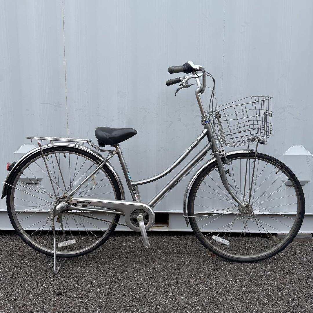 自転車 27インチ カゴ/変速機/オートライト付 定価8万円