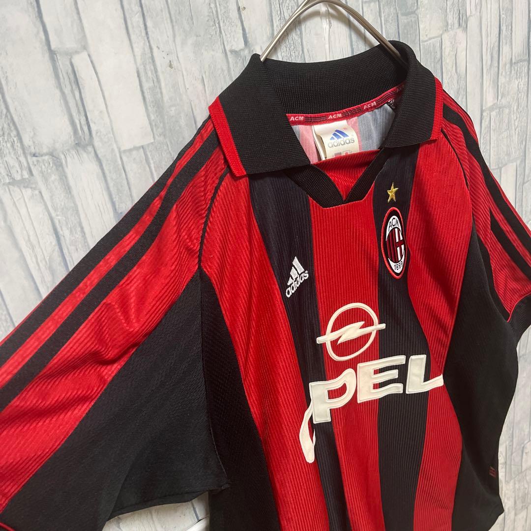 アディダス ACミラン 98-99 ユニフォーム S 刺繍ロゴ 半袖 イタリア製