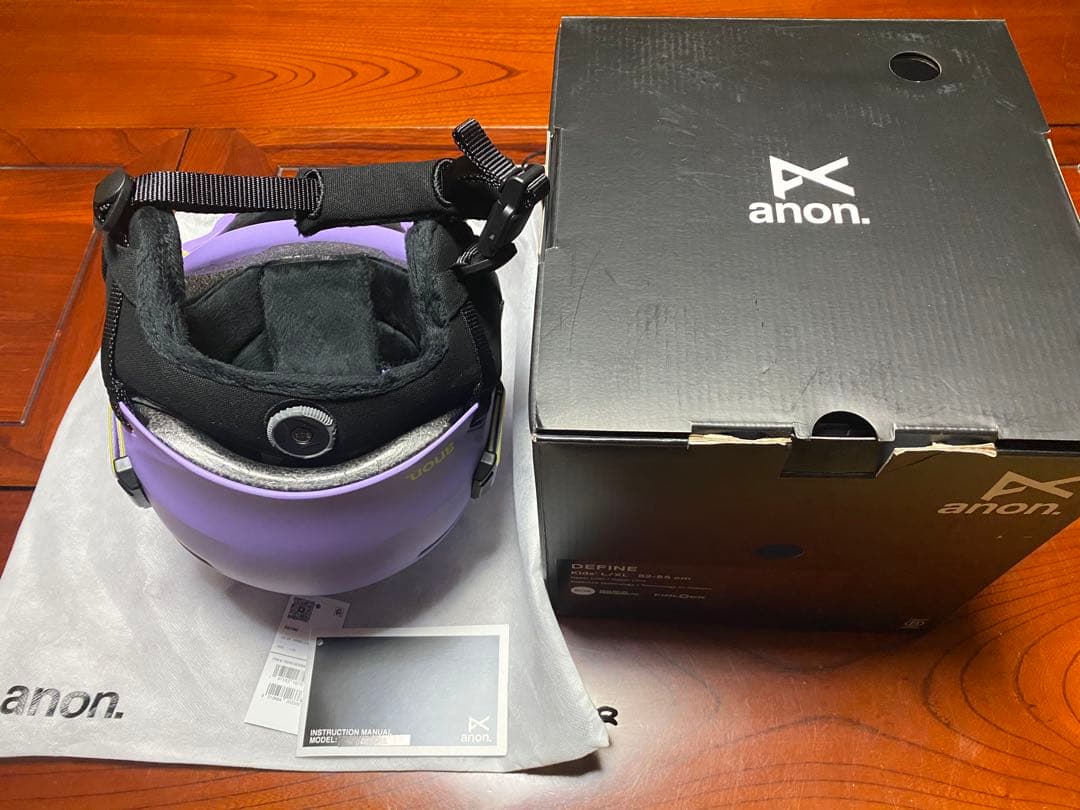 週末値下げ 試着品anon DEFINE kids ヘルメット 52-55cm