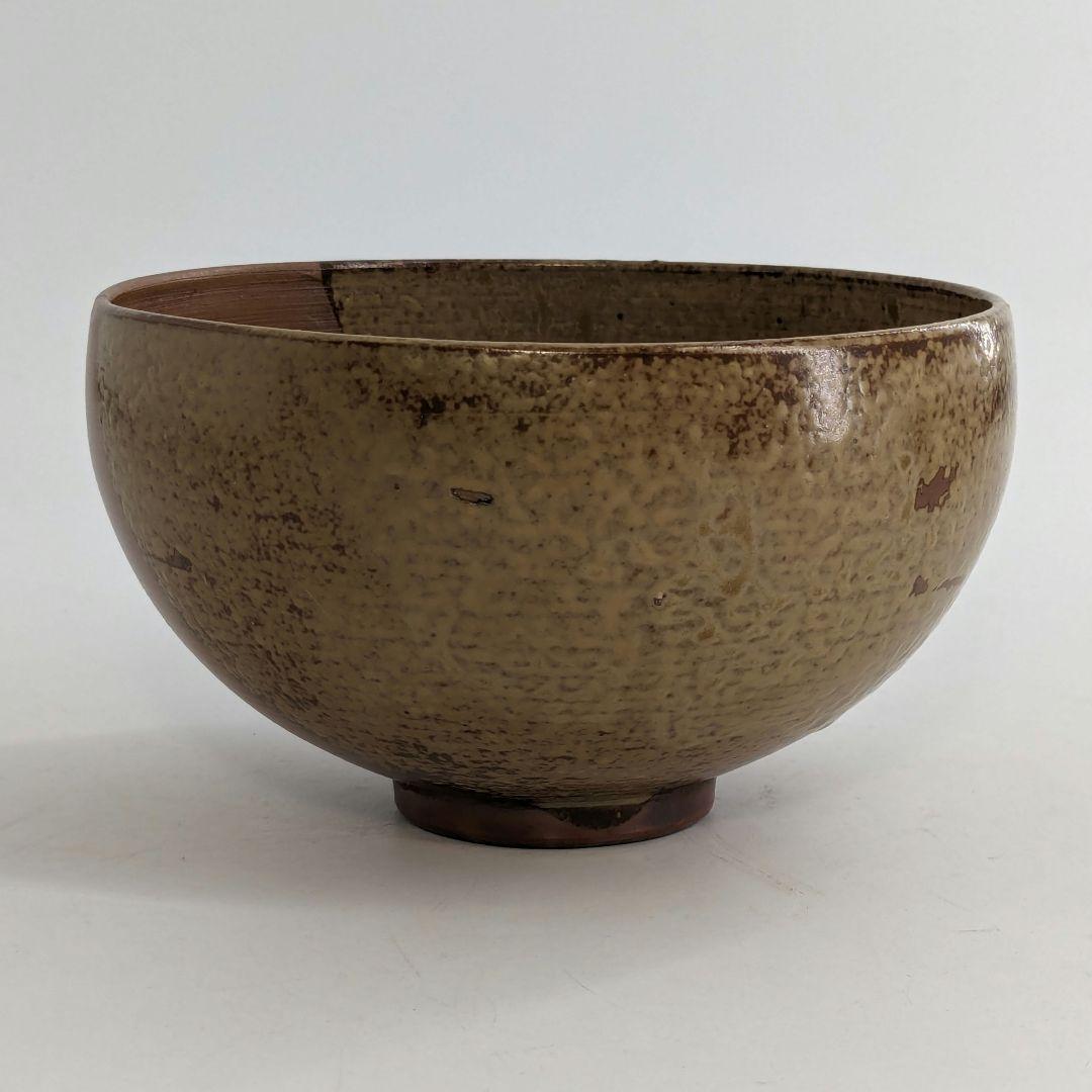 人間国宝 山本陶秀（楽友銘） 備前焼 茶盌 共箱合布栞 抹茶碗 抹茶茶碗 茶道具