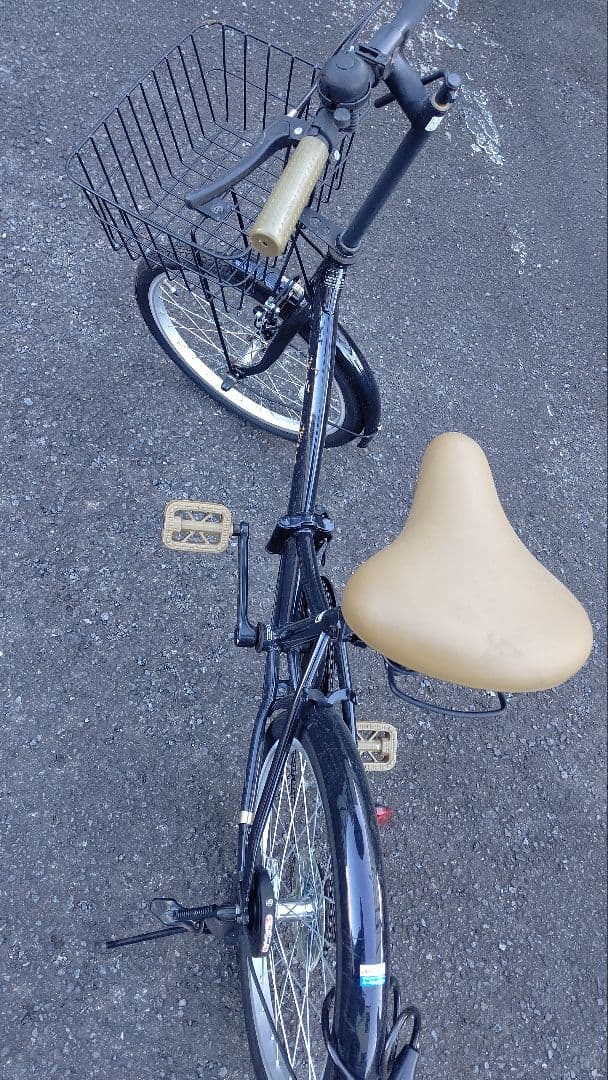 折りたたみ自転車 7段変速 黒　川崎市北部引き取り限定