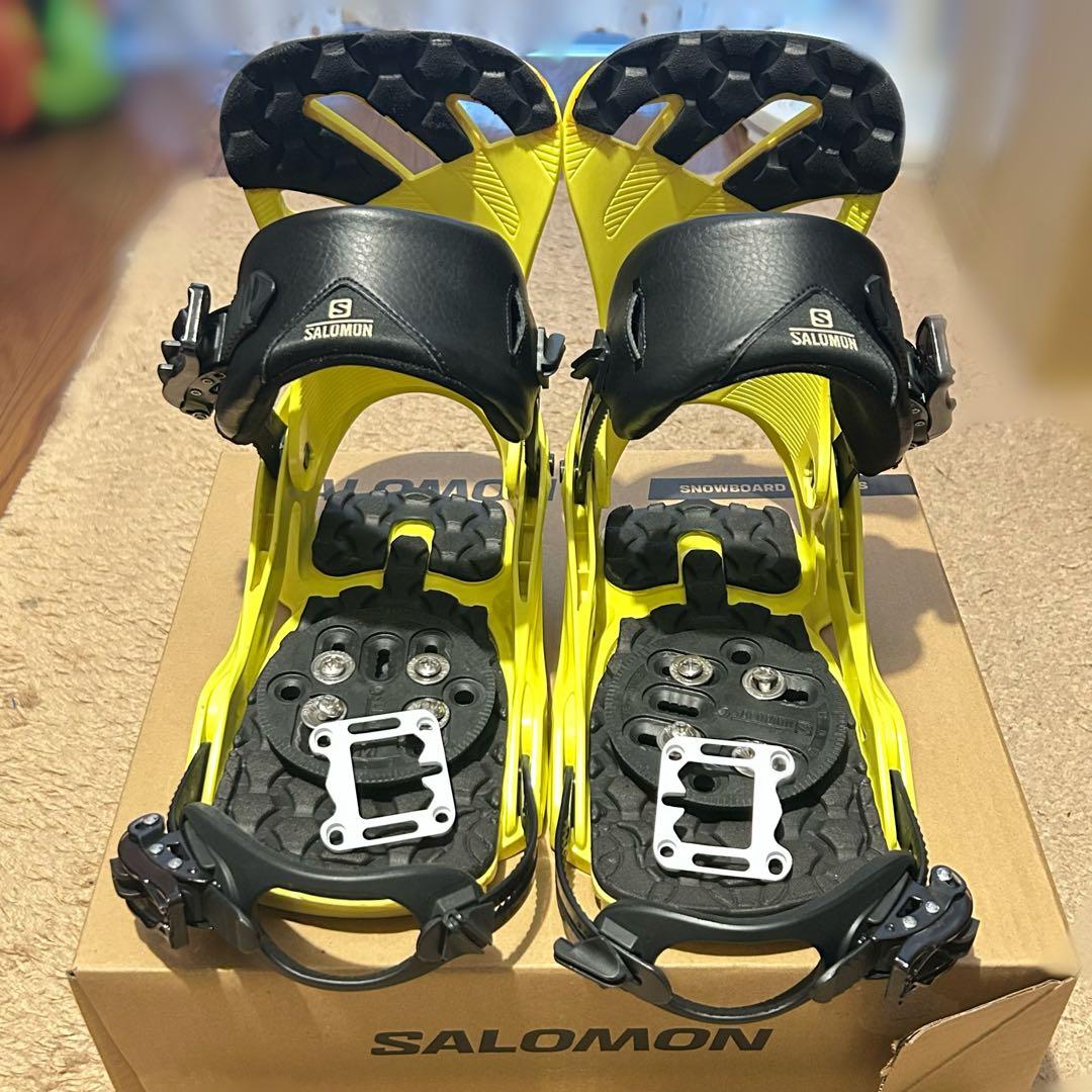 SALOMON スノーボードビンディング イエロー