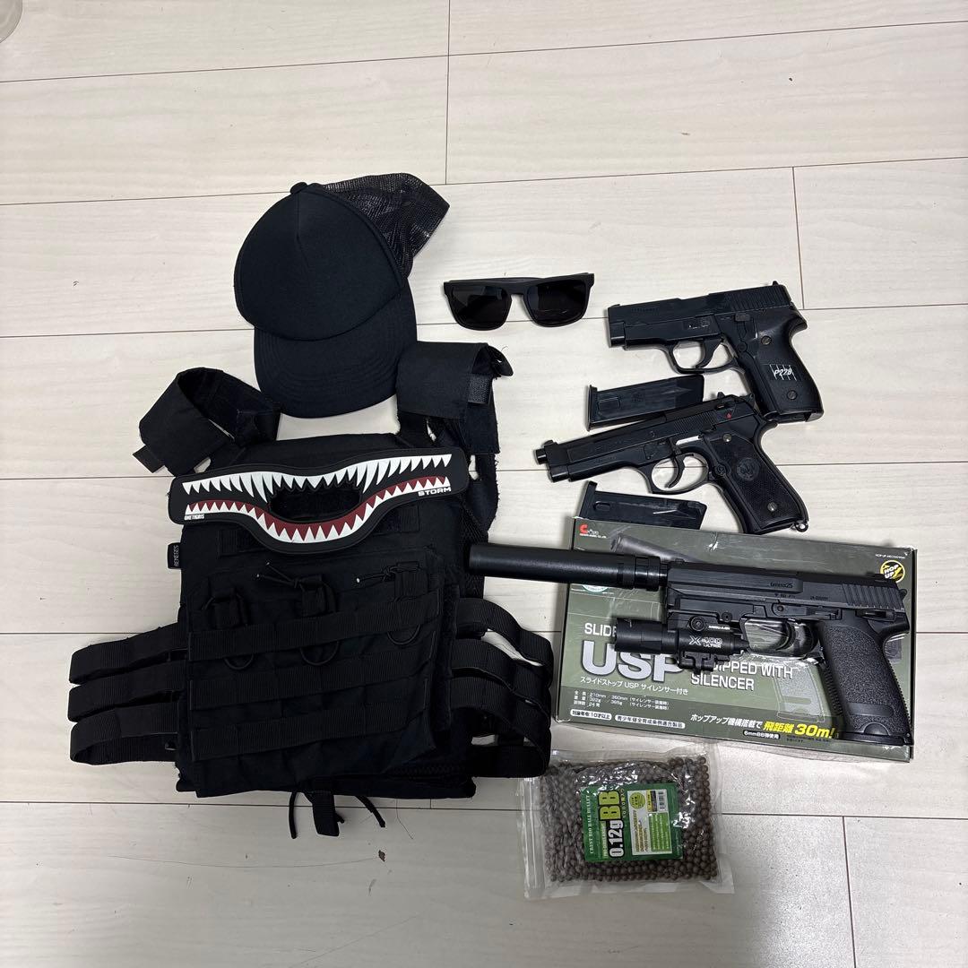 タクティカルベスト／プレートキャリア風ベスト（エアガン・サバゲー向け）