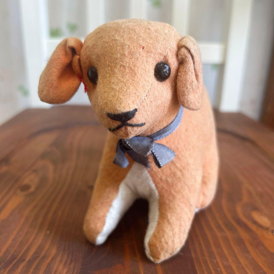 1930〜1940s フランス　アンティーク　テディベア　ドッグ