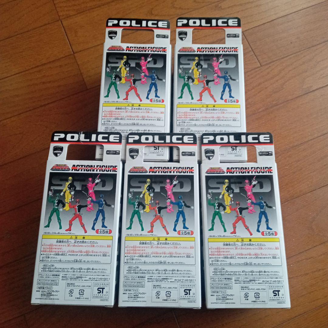 デカレンジャー　アクションフィギュア　全５種　コンプリートセット