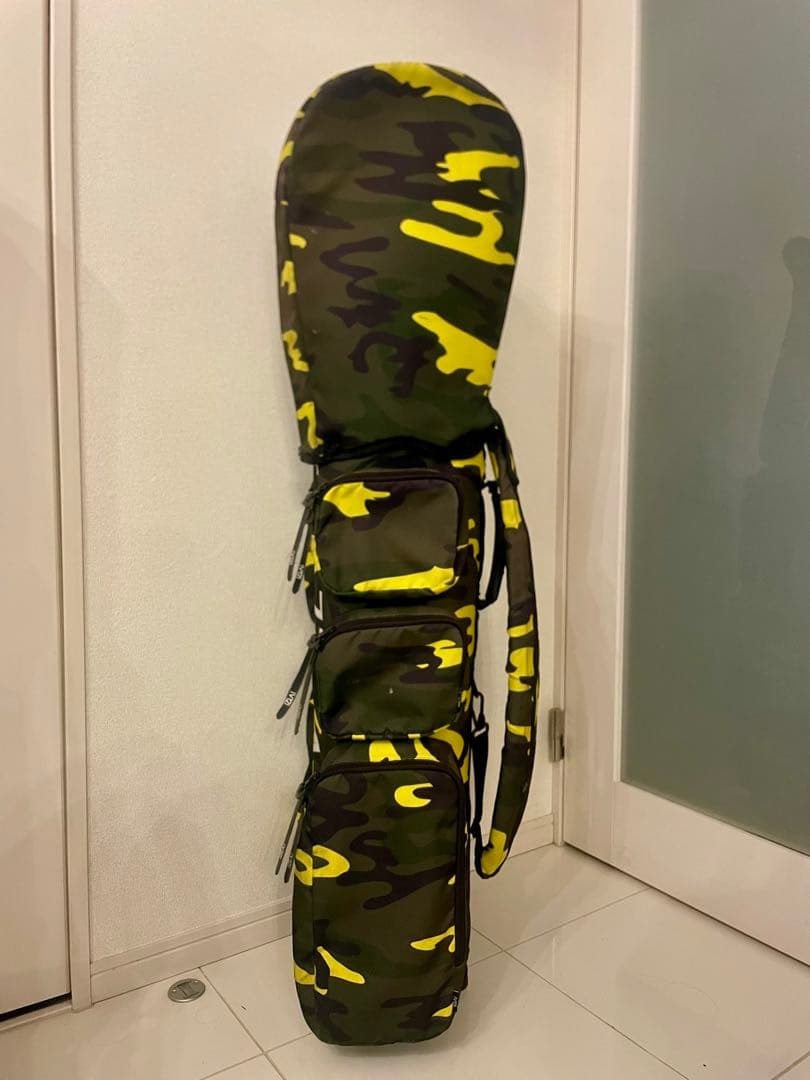 V12 イエローカモフラ 8.5 ゴルフバッグ