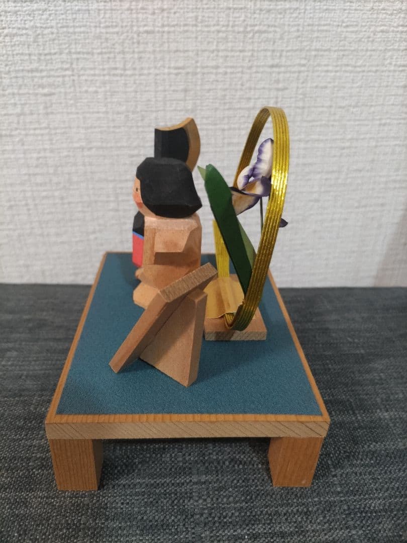 南雲工房　伊予一刀彫　皐月人形　五月人形　金太郎　木彫り　美品　工芸品　レア