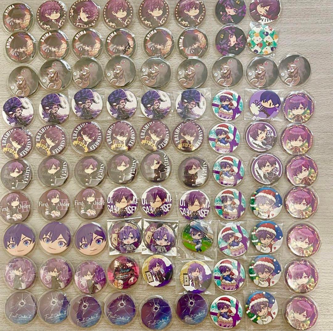 【限定ゲリラセール】浦島坂田船　志麻　しまこちゃん　缶バッチ　計88点
