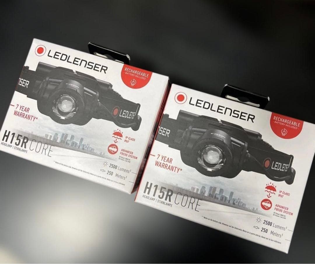 LEDLENSER レッドランザー H15RCORE ヘッドライト 2点