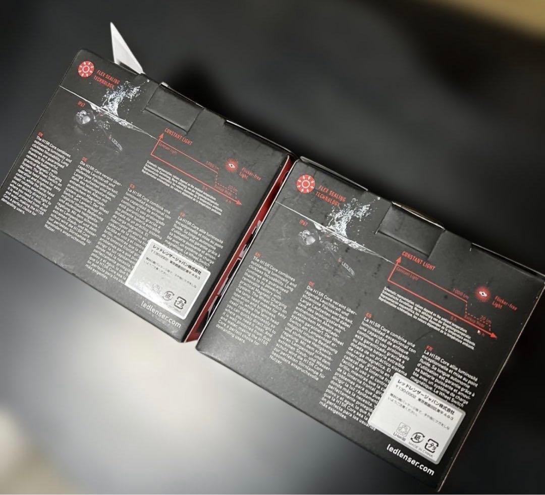 LEDLENSER レッドランザー H15RCORE ヘッドライト 2点