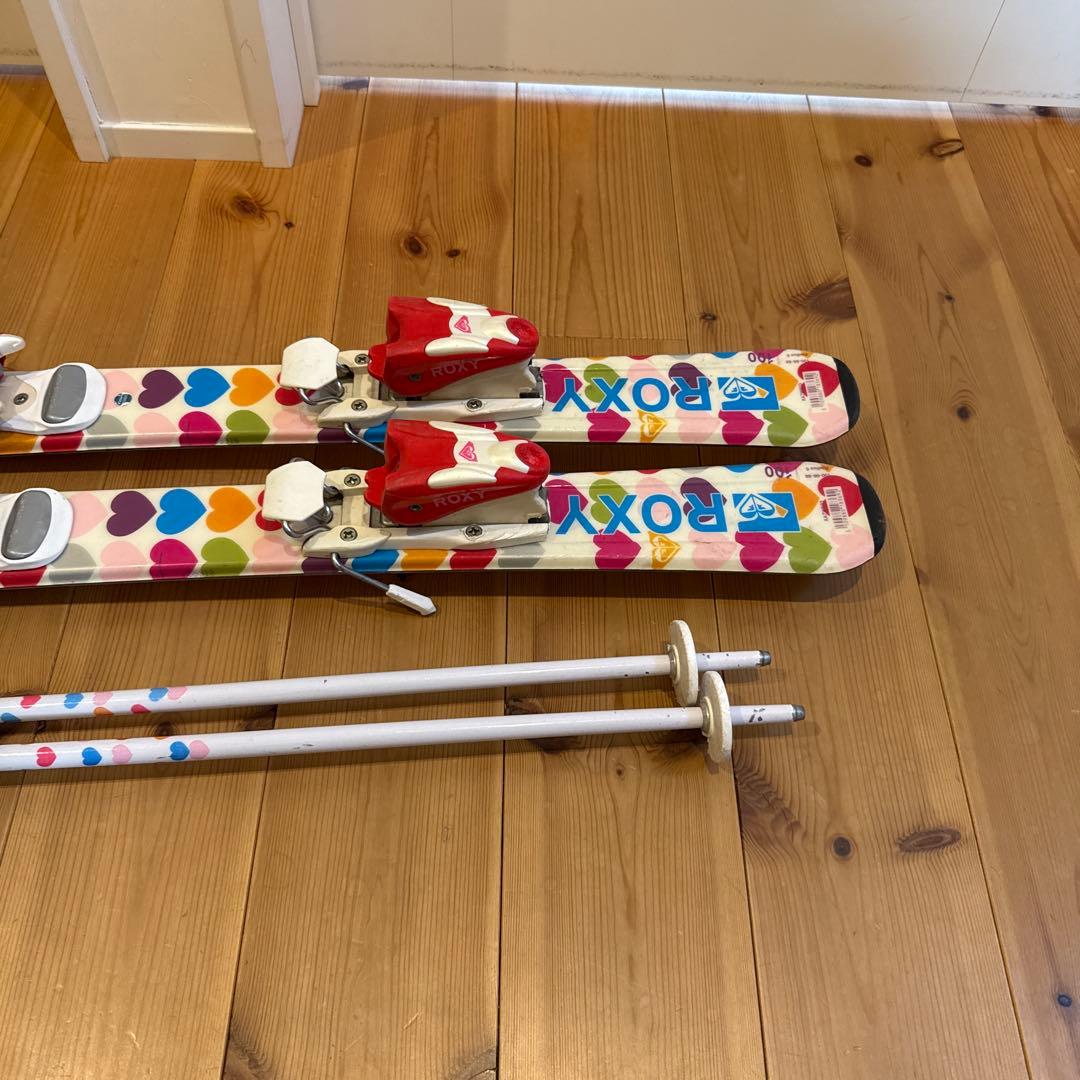 ROXY子供用スキー3点セット■板100