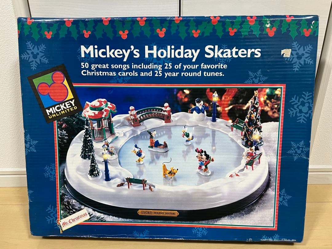 【希少】Mickey's Holiday Skaters ディズニー クリスマス