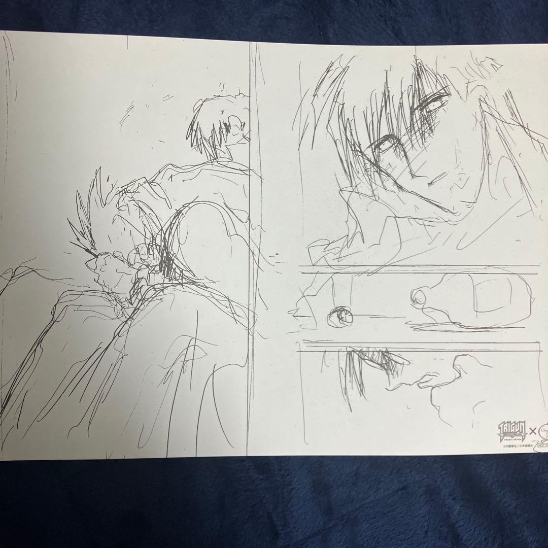 【六枚セット】中外グレースカフェ トライガン TRIGUN ラフペーパー