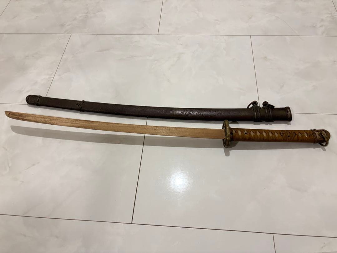 早い者勝ち　希少　レア　日本軍 布巻き 日本刀　模造刀　儀礼刀　年代物　軍刀