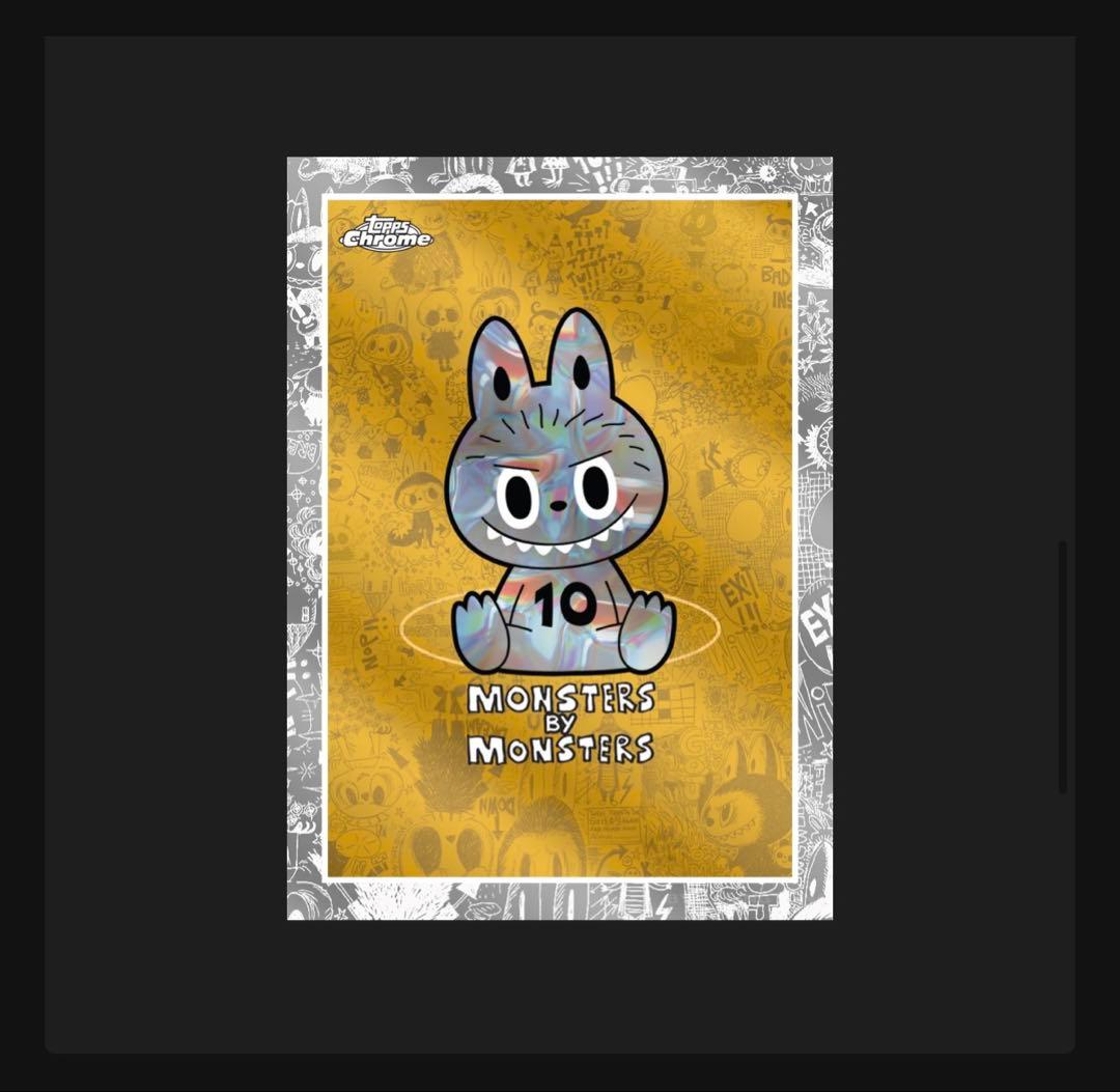 Topps Chrome 10周年記念ボックス LABUBU 5Box