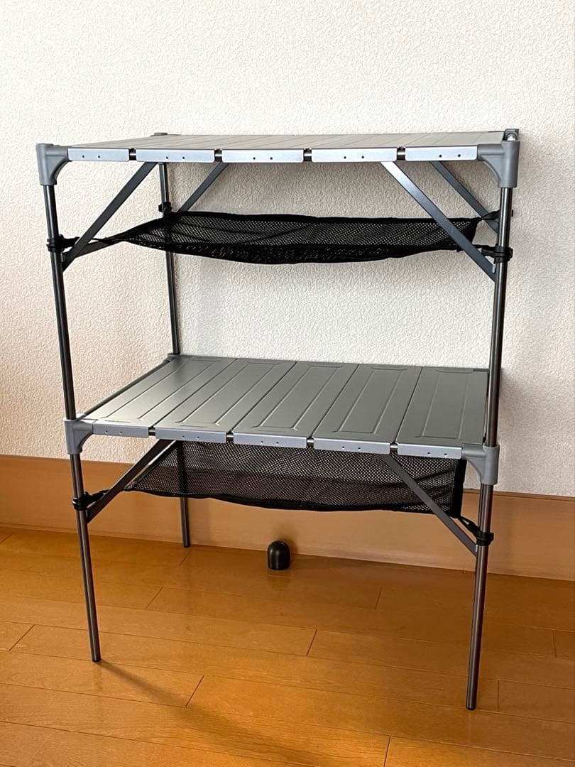 GUAPO 折りたたみテーブル 2個＋連結用天板 セット