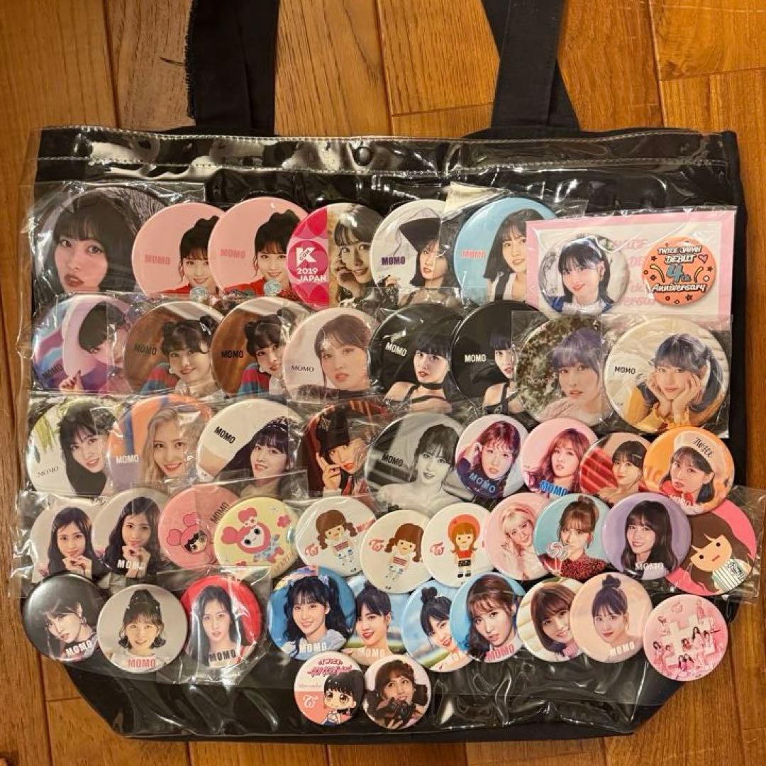 TWICE モモ 缶バッジ トートバッグ まとめ売り 痛バ
