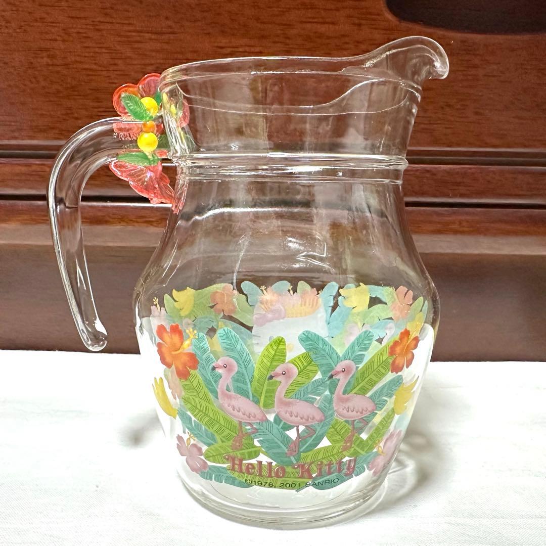 希少品　サンリオ　ハローキティ　トロピカル　ハイビスカスキティ　グラスまとめ売り
