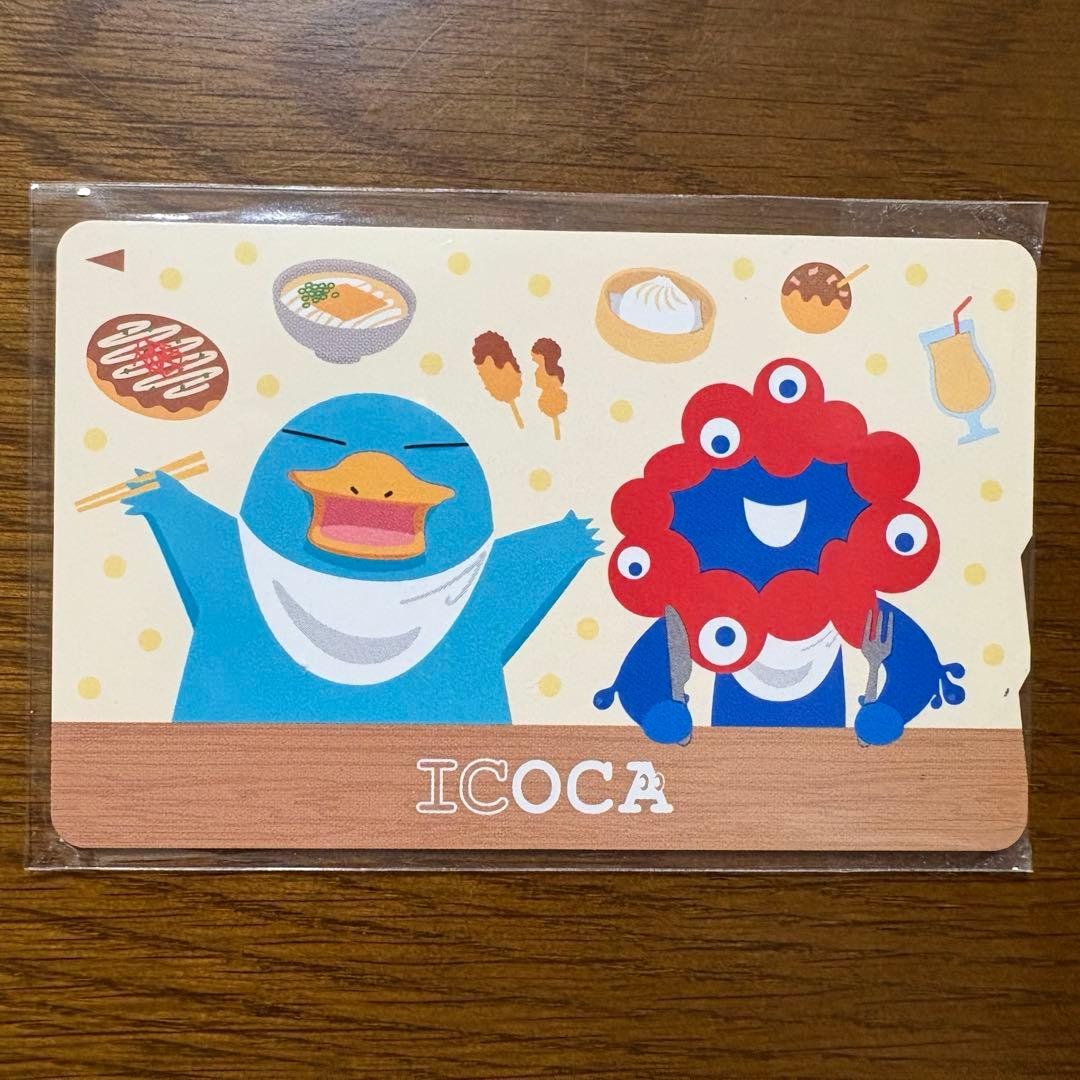 ICOCA 万博記念デザインカード　ミャクミャク イコちゃん