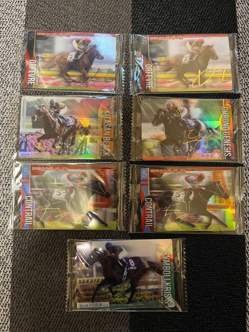 サラブレッドホースコレクション 第2R 金色箔押しサイン入り 40枚セット