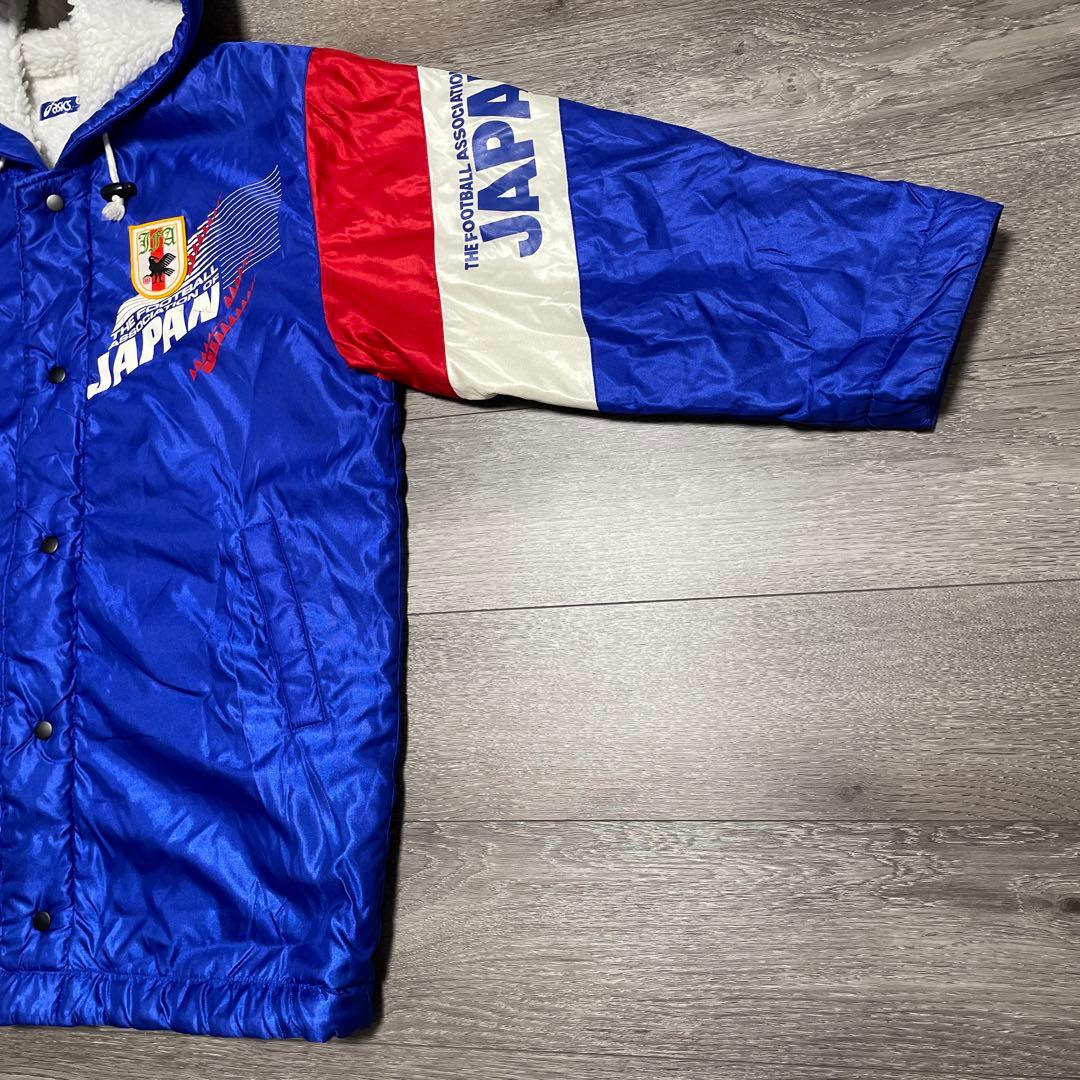 激レア ヴィンテージ asics サッカー日本代表 ベンチコート 140-160