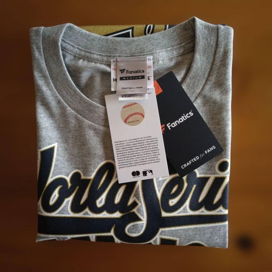 公式 新品 ドジャース ワールドシリーズ 2025 優勝記念 Tシャツ Mサイズ