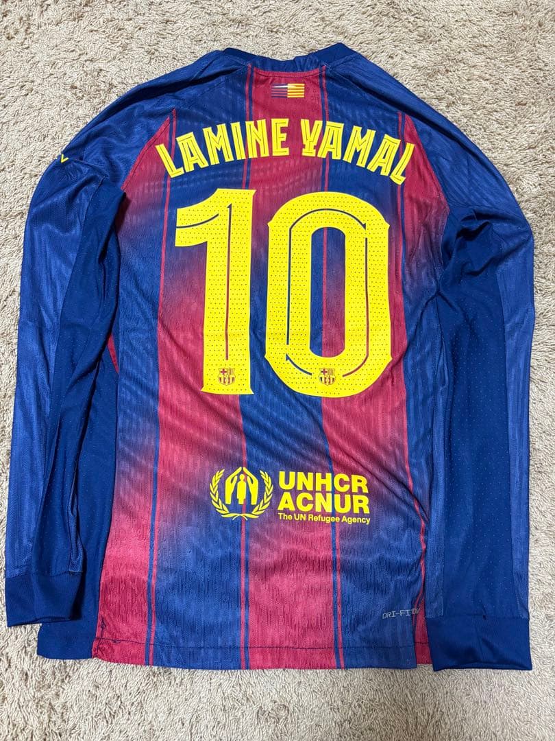 25-26 FC バルセロナ ヤマル ユニフォーム CL 仕様 長袖ユニフォーム