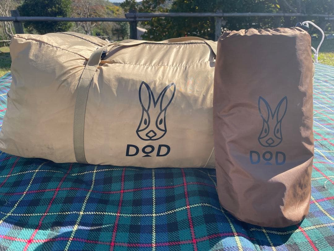 DOD カマボコテント3M（タン） T5-689-TN／KAMAZASHIKI付