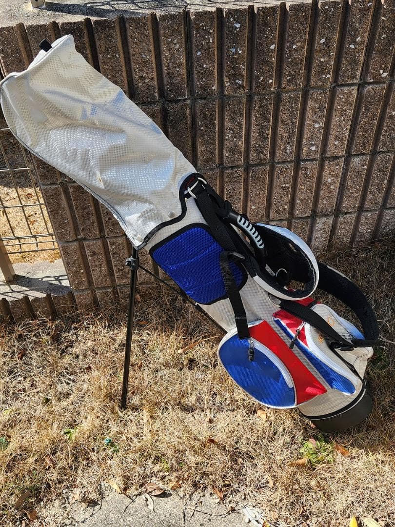 ★イグニオ ジュニアゴルフクラブセット 6～8才用 キャディバッグ付 4本セット