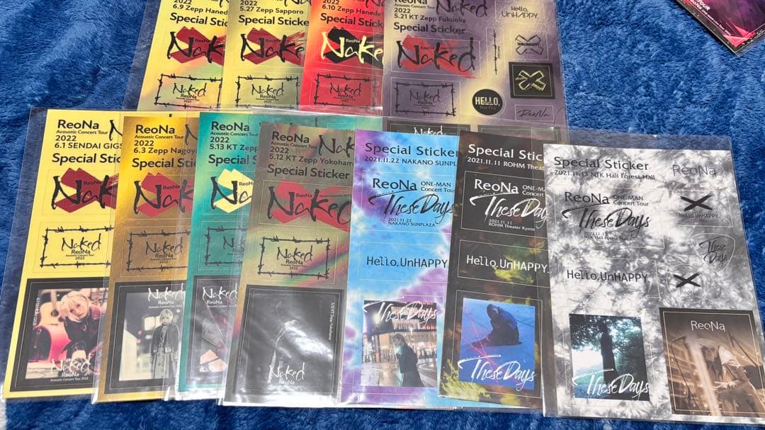 6/18まで限定値下げReoNa 会場限定シール61枚セット