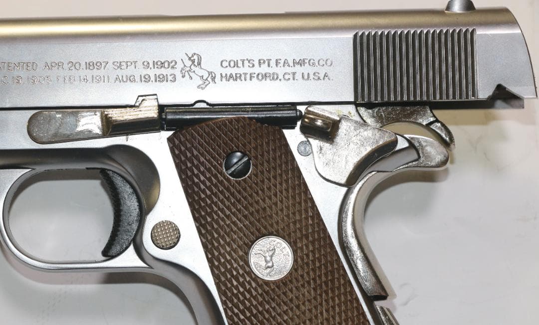 マルシン製ABS樹脂モデルガン 　コルト・ガバーメント　シルバー　SPG 合法品