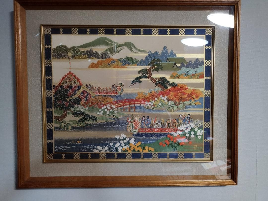 【上代80万円】西陣織アート　額
