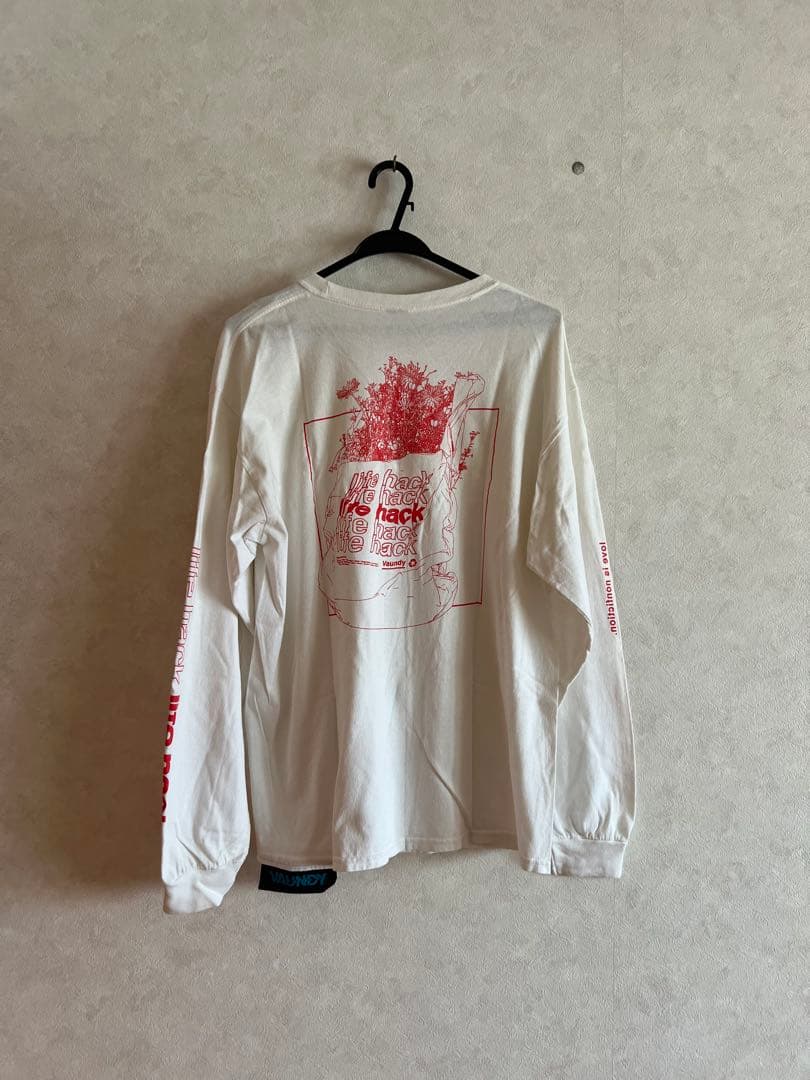【美品】Vaundy life hack ロンＴ ホワイト L