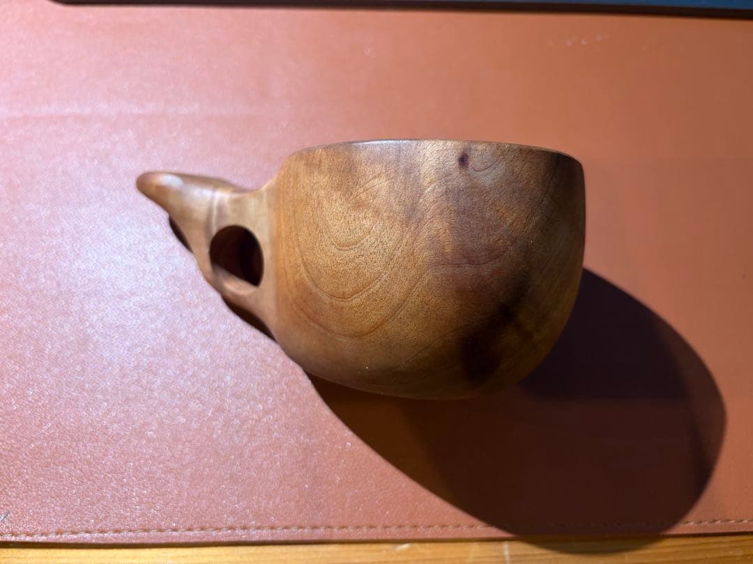 パッカタイデ ククサ 160ml 未使用 胡桃オイル オーロラ木目Marko刻印