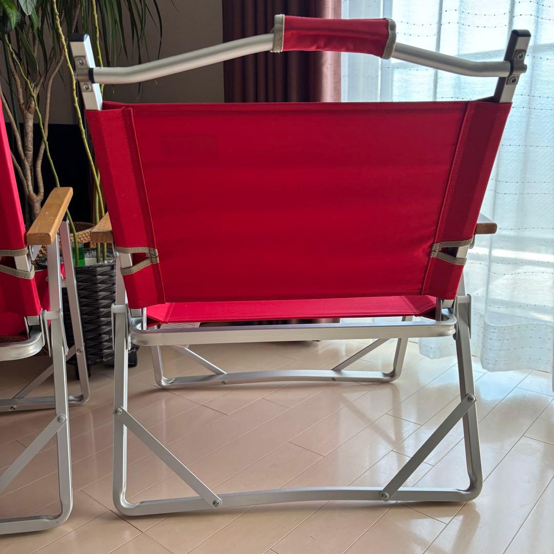Coleman コールマン コンパクトフォールディングチェア（レッド）2脚セッ