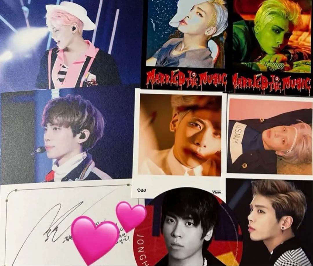 SHINee ジョンヒョン　ポラロイドカード　ポストカードセット　メリミュ