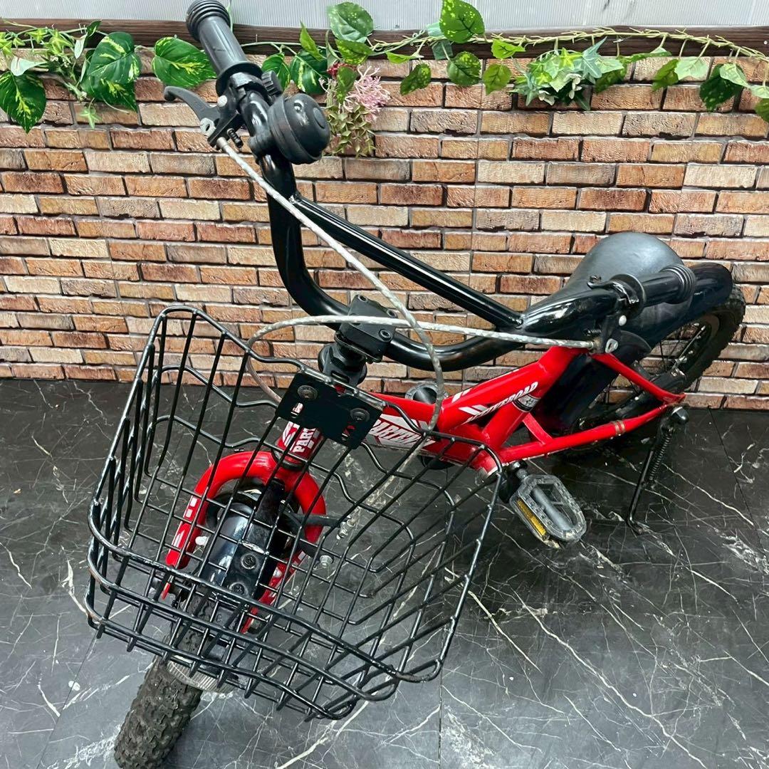 【70】子供用自転車 子供車 PARTENZA レッド 14インチ シングル