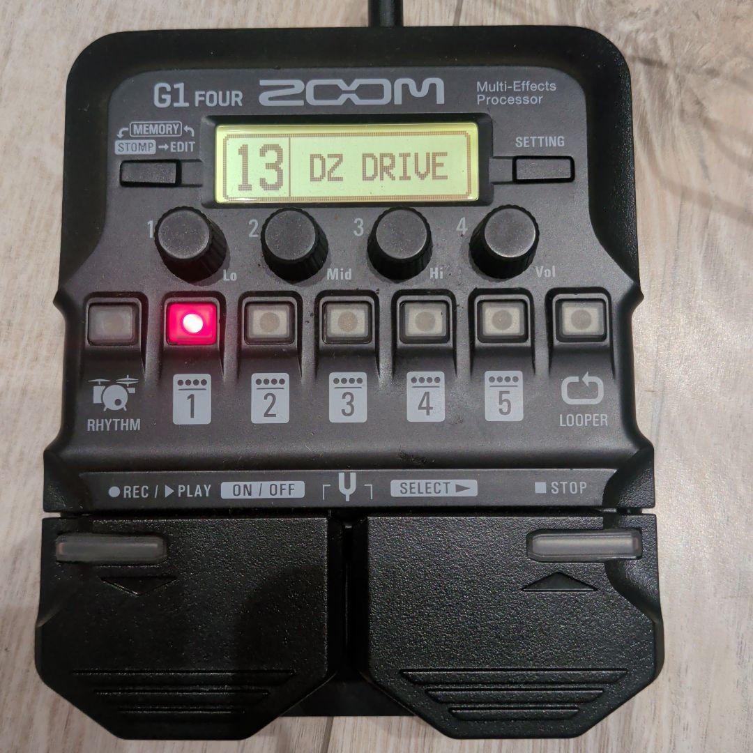 ZOOM G1four マルチエフェクター+ACアダプター付