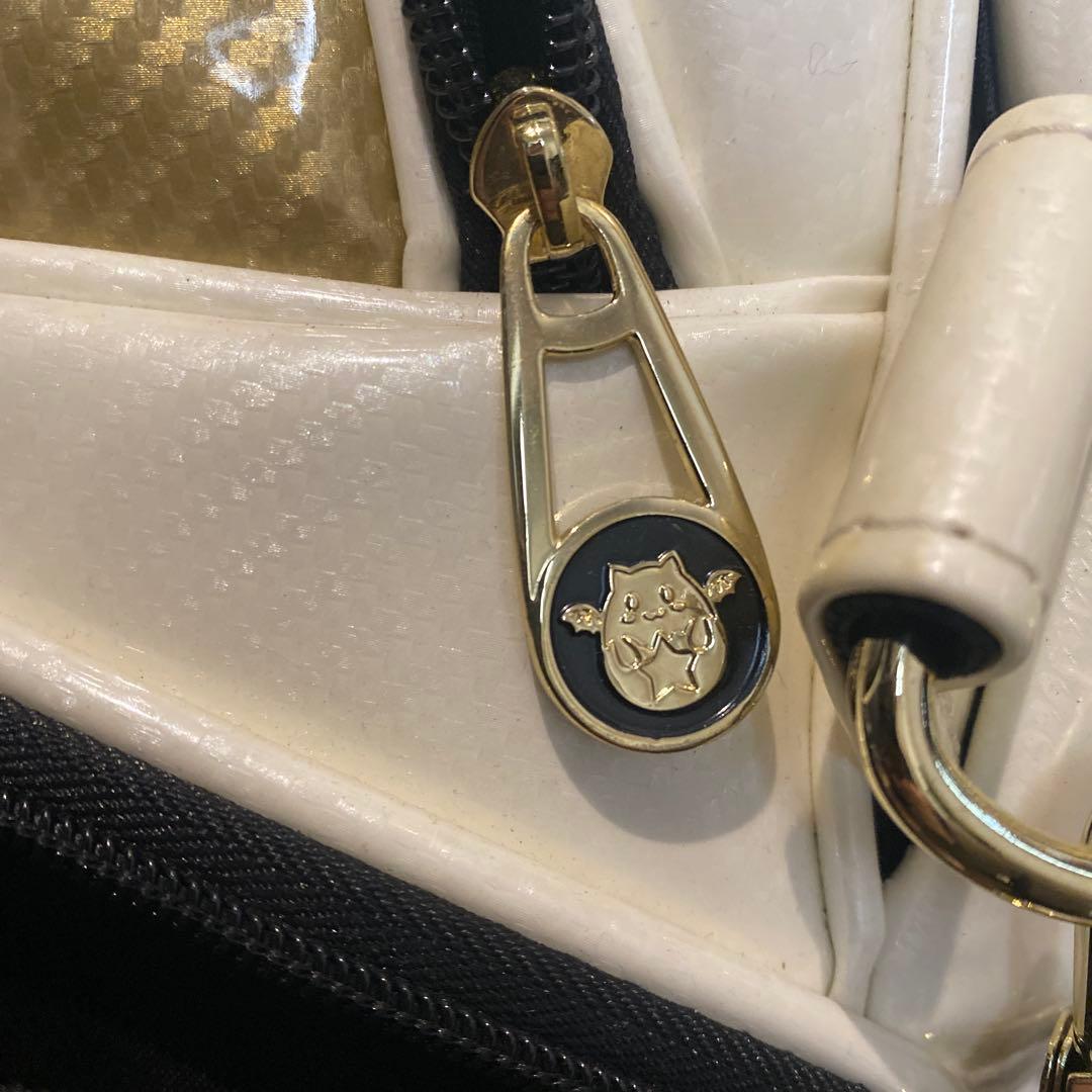 値下げ✨未使用✨golf パズドラ　ゴルフキャディバッグ　パールホワイトゴールド