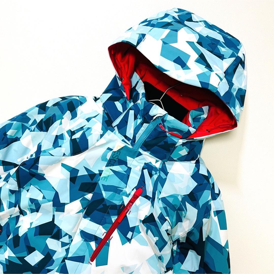 6643 デサント　ジャケット　スキーウェア　S.I.O 中綿入り　総柄