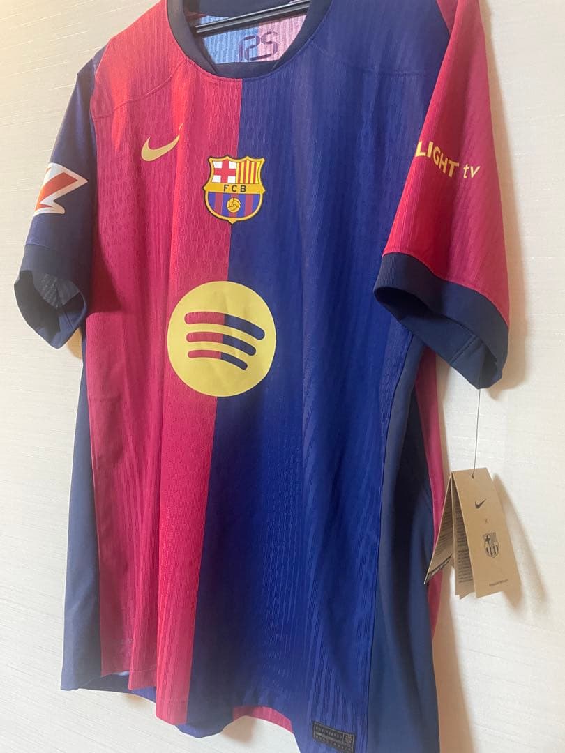 丸ロゴ　オーセンティックユニフォーム バルセロナ　カサド　24-25 ホーム