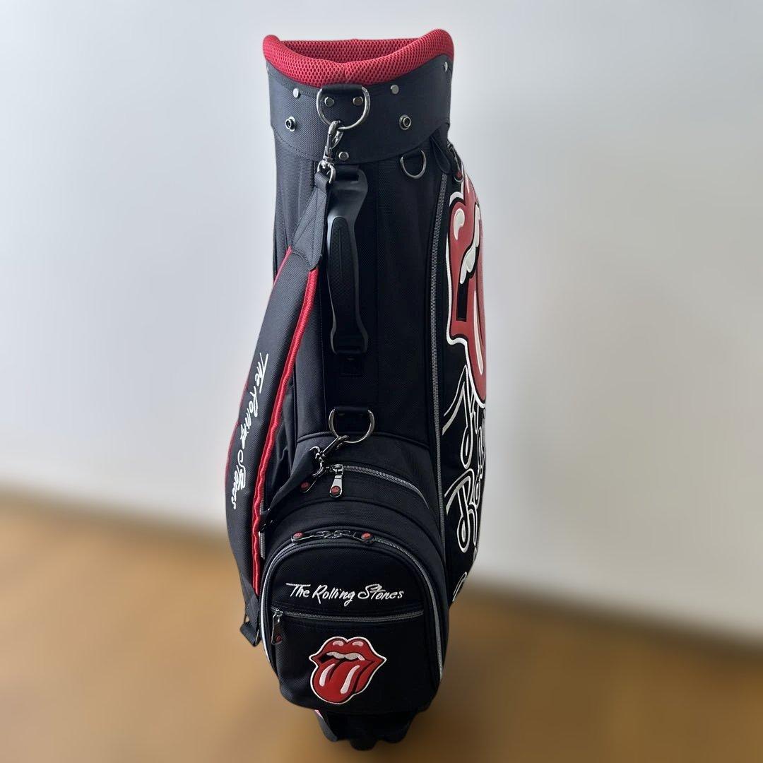 The Rolling Stones キャディバッグ 黒/赤