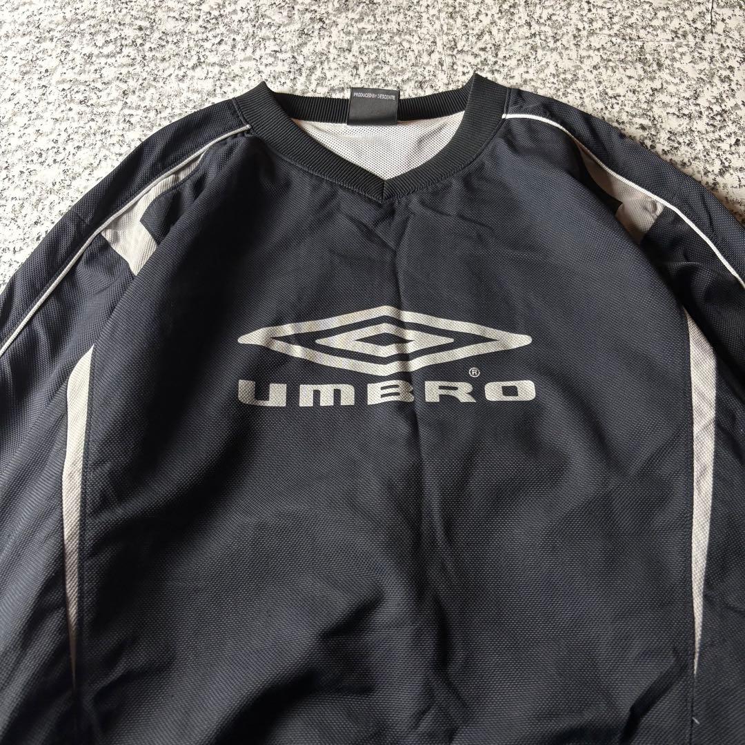 【グッドレギュラー】UMBRO ビッグロゴ　ナイロンピステ メッシュ　ジャージ