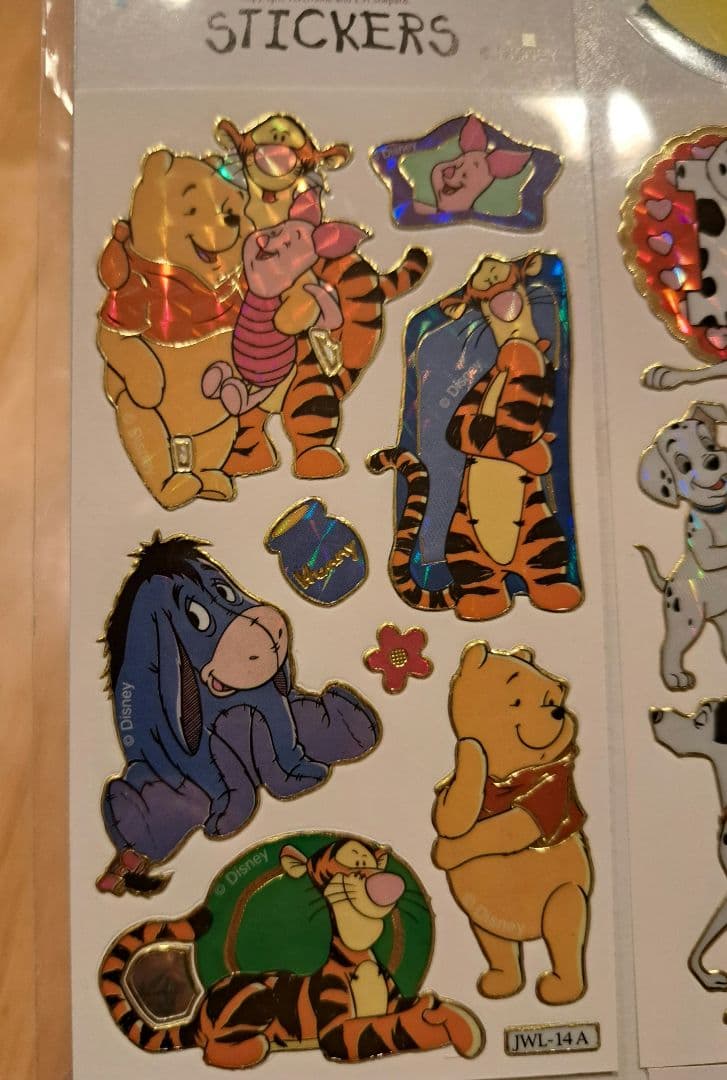 【超希少！】90s ヴィンテージ ディズニー シール 10シートセット 台湾限定