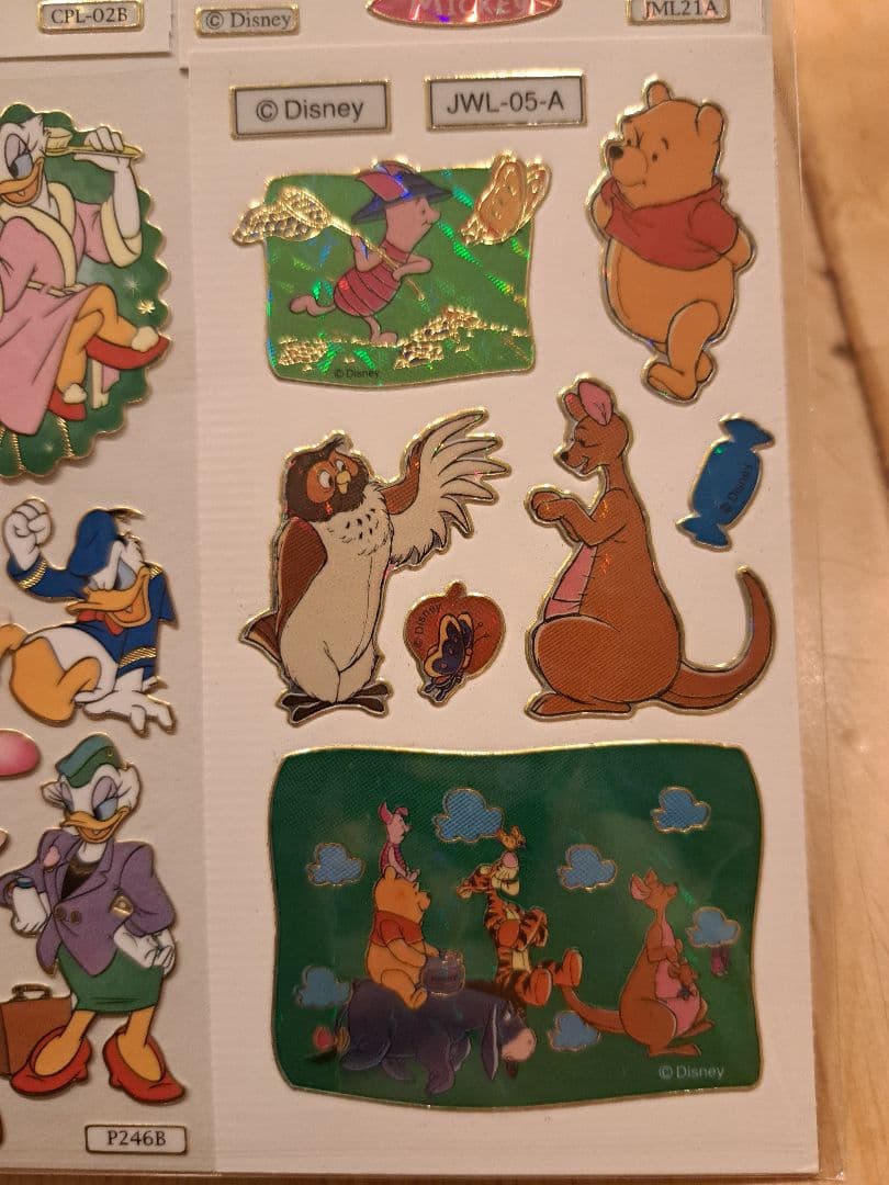 【超希少！】90s ヴィンテージ ディズニー シール 10シートセット 台湾限定