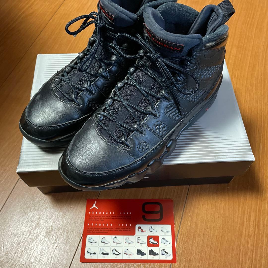 AIR JORDAN 9 RETROブラック